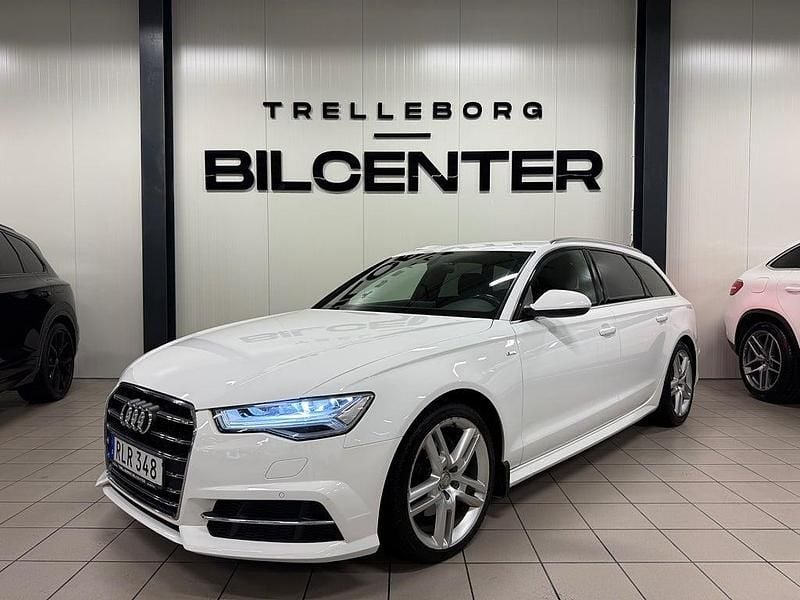 Begagnad Audi A6 S-Line 190 HK (139 kW) 2017 Vit Kombi