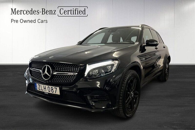 Svart Begagnad 2017 Mercedes GLC43 AMG AMG SUV | 399 900 kr (Superpris) - Bild 1/4