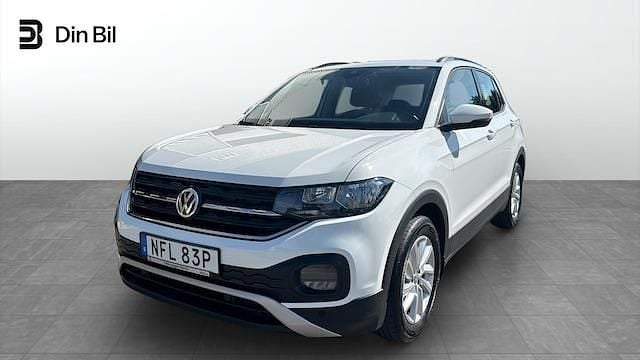 Vit (pure white) Begagnad 2020 VW T-Cross Life SUV | 159 900 kr (Marknadspris) - Bild 1/3