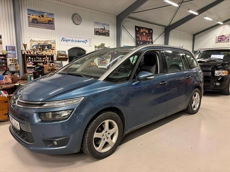 Blå Begagnad 2014 Citroën Grand C4 Picasso Minibuss | 69 899 kr (Marknadspris) - Bild 1/4