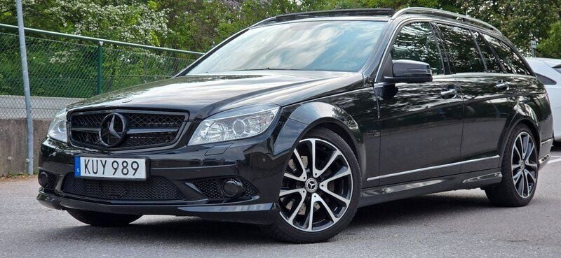 Svart Begagnad 2011 Mercedes C350 AMG Kombi | 119 800 kr - Bild 1/4