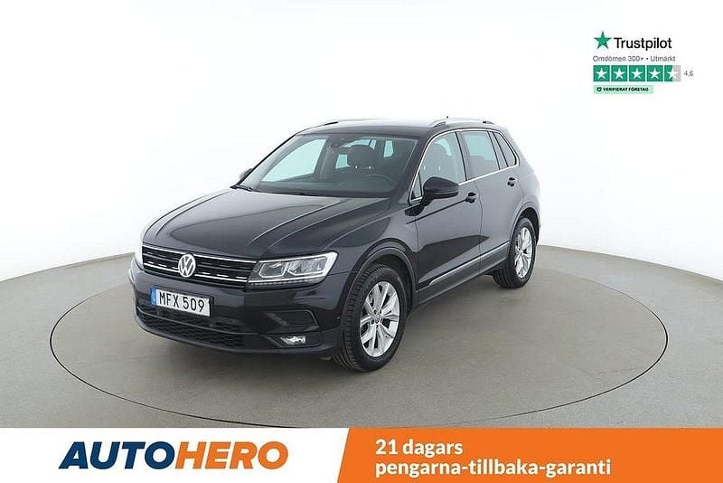 Svart Begagnad 2018 VW Tiguan SUV | 199 000 kr (Marknadspris) - Bild 1/4