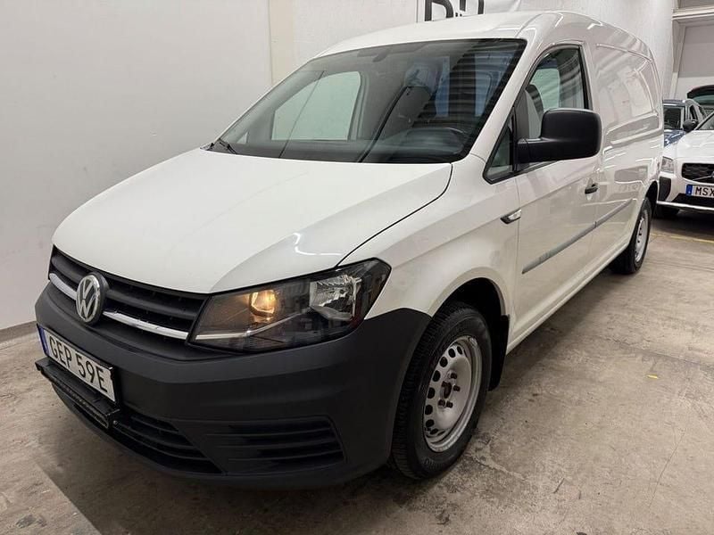 Begagnad VW Caddy Maxi 102 HK (75 kW) 2019 Vit Minibuss