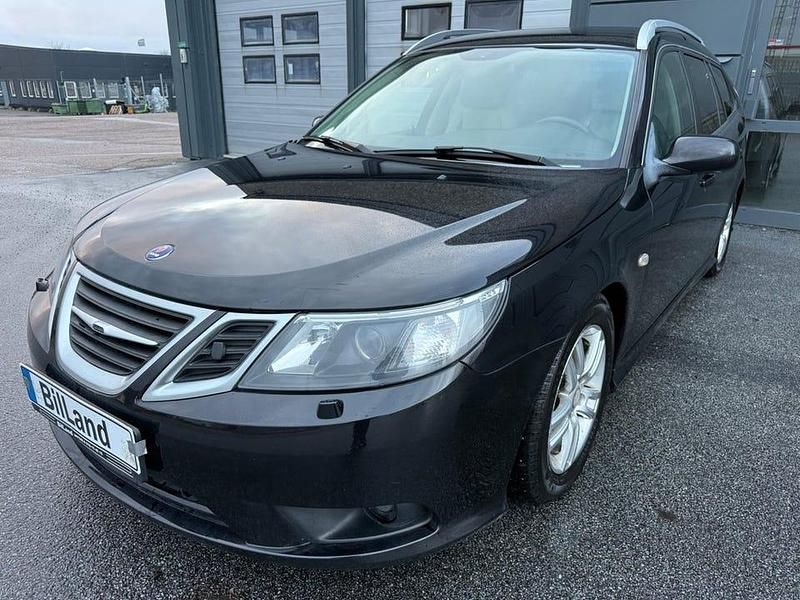 Svart Begagnad 2009 Saab 9-3 Vector Kombi | 69 900 kr (Lite dyr) - Bild 1/4