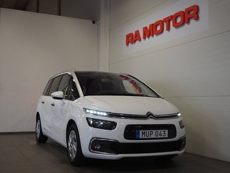 Vit Begagnad 2016 Citroën Grand C4 Picasso Minibuss | 129 900 kr (Marknadspris) - Bild 1/3