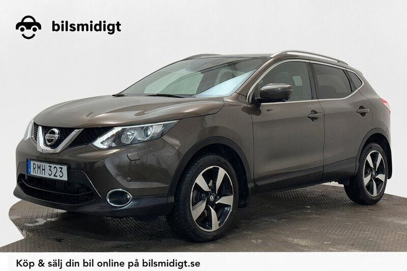 Brun Begagnad 2017 Nissan Qashqai 360º SUV | 153 900 kr (Marknadspris) - Bild 1/3
