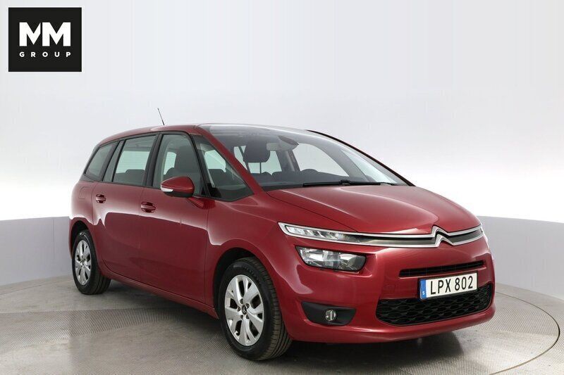 Röd Begagnad 2014 Citroën Grand C4 Picasso Minibuss | 74 900 kr (Bra pris) - Bild 1/4
