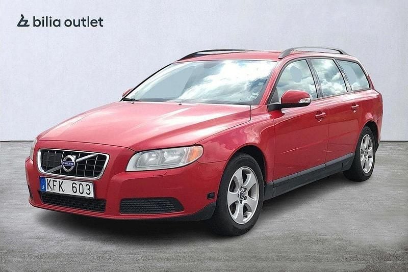 Röd Begagnad 2009 Volvo V70 Kombi | 49 900 kr (Superpris) - Bild 1/3