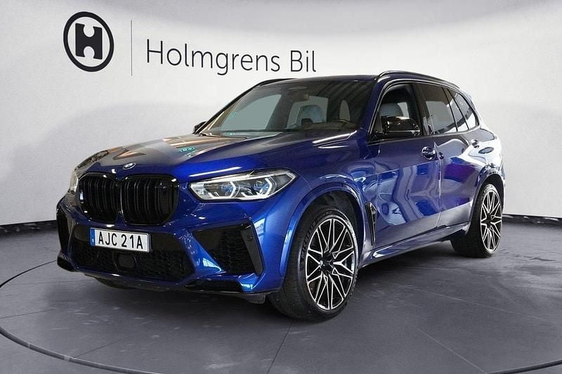 Mörkblå Begagnad 2020 BMW X5 M Competition Edition SUV | 989 800 kr - Bild 1/4