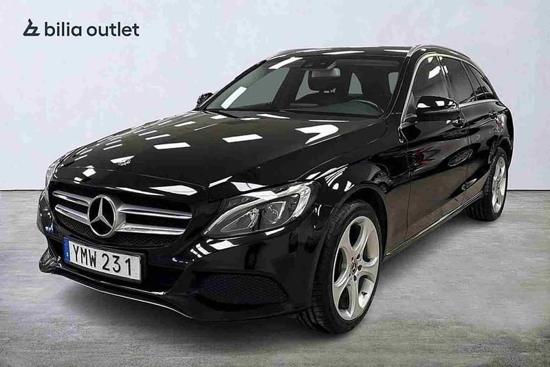 Svart Begagnad 2017 Mercedes C220 Avantgarde Kombi | 189 900 kr (Bra pris) - Bild 1/1