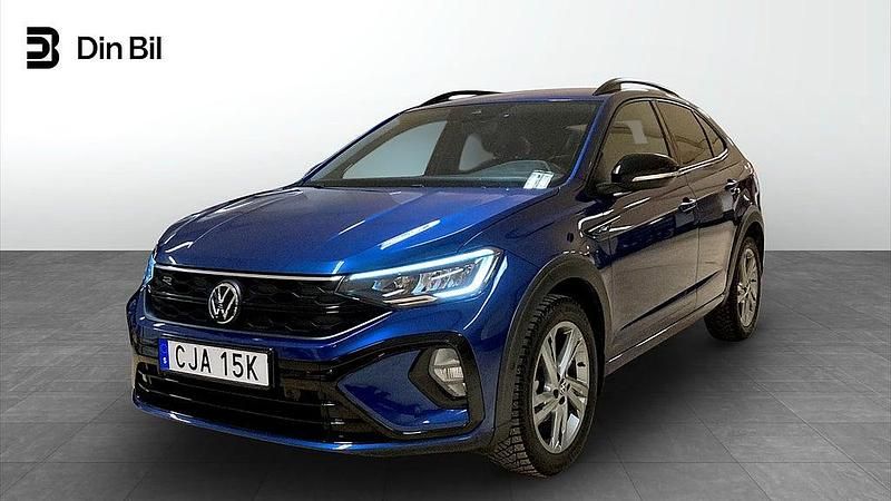 Reef blue metallic Begagnad 2022 VW Taigo R-line SUV | 259 900 kr (Marknadspris) - Bild 1/4