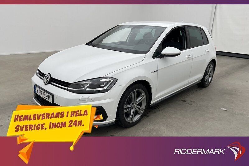 Vit Begagnad 2019 VW Golf VIII R-line Halvkombi | 219 800 kr (Marknadspris) - Bild 1/3