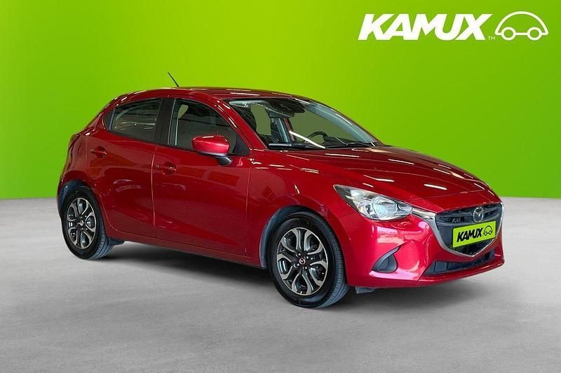 Röd Begagnad 2016 Mazda 2 Halvkombi | 84 800 kr (Superpris) - Bild 1/3