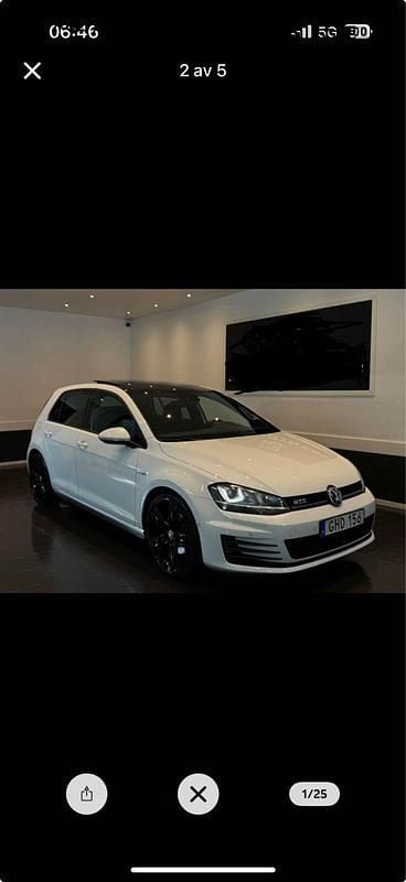 Begagnad 2014 VW Golf VII GTD Halvkombi | 140 999 kr (Dyr) - Bild 1/4
