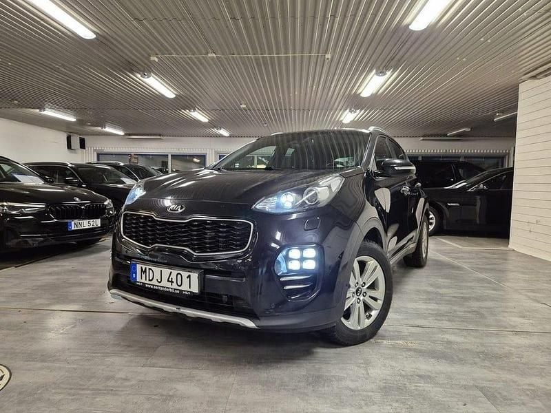 Begagnad Kia Sportage GT-Line 185 HK (136 kW) 2015 Svart SUV