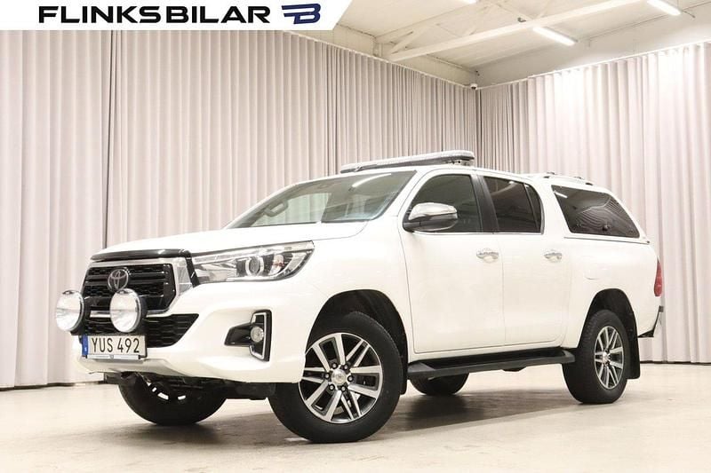 Vit Begagnad 2019 Toyota HiLux Pickup | 379 800 kr (Bra pris) - Bild 1/4
