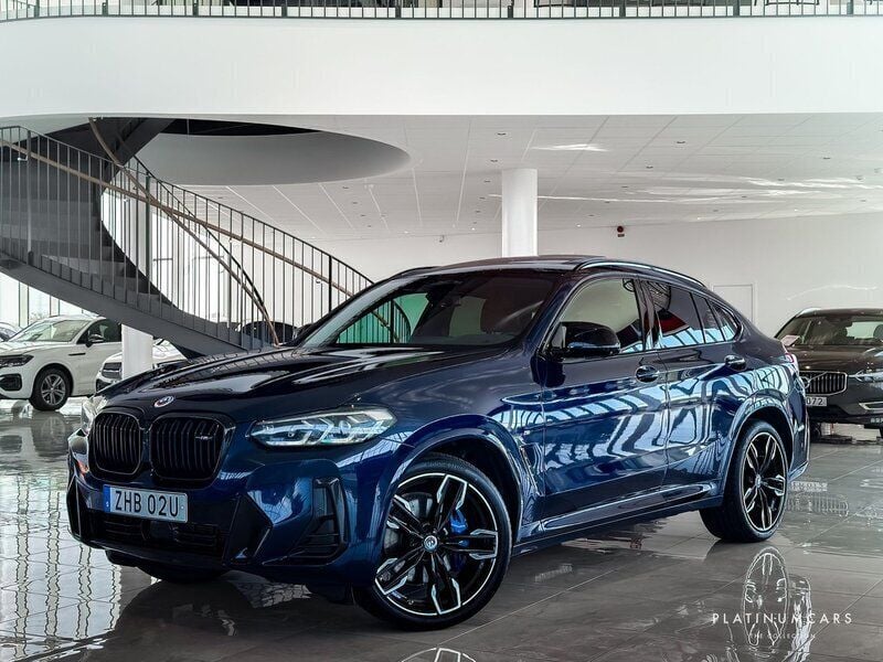 Blå (tansanitblå ii metallic) Begagnad 2022 BMW X4 M Sport SUV | 669 000 kr (Superpris) - Bild 1/4