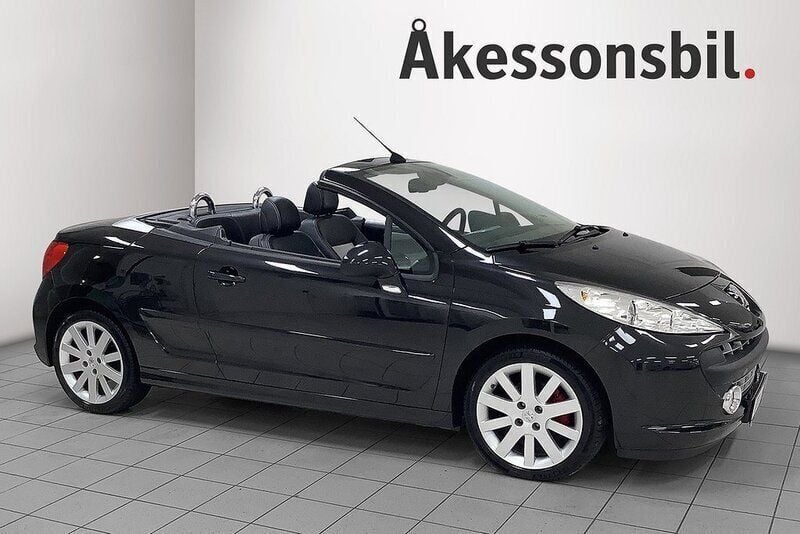 Svart Begagnad 2008 Peugeot 207 CC Cab | 69 000 kr (Dyr) - Bild 1/4