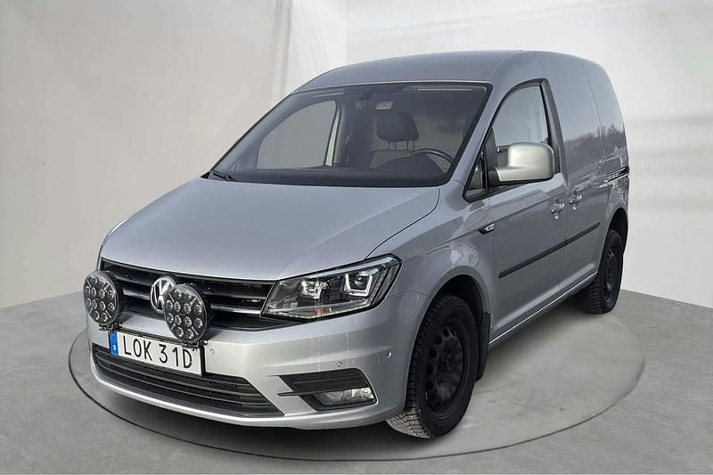 Silver Begagnad 2020 VW Caddy Minibuss | 199 000 kr (Marknadspris) - Bild 1/4