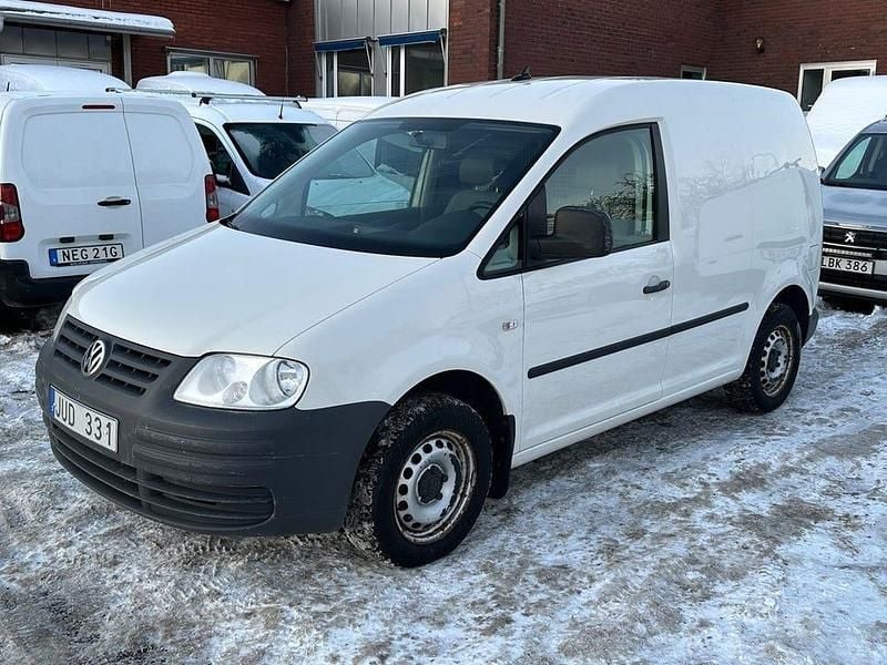 Vit Begagnad 2009 VW Caddy Minibuss | 45 000 kr (Marknadspris) - Bild 1/4