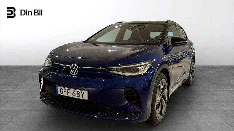 Mörkblå Begagnad 2025 VW ID.4 GTX SUV | 559 900 kr - Bild 1/4