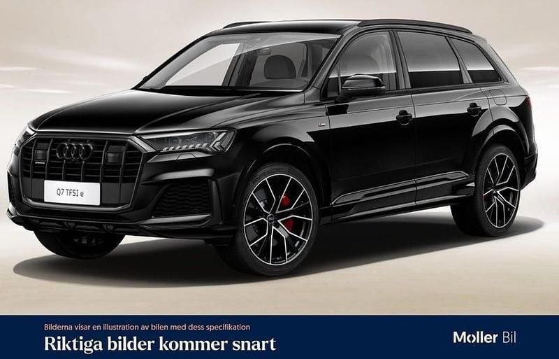 Svart Begagnad 2022 Audi Q7 S-Line SUV | 549 900 kr (Marknadspris) - Bild 1/4