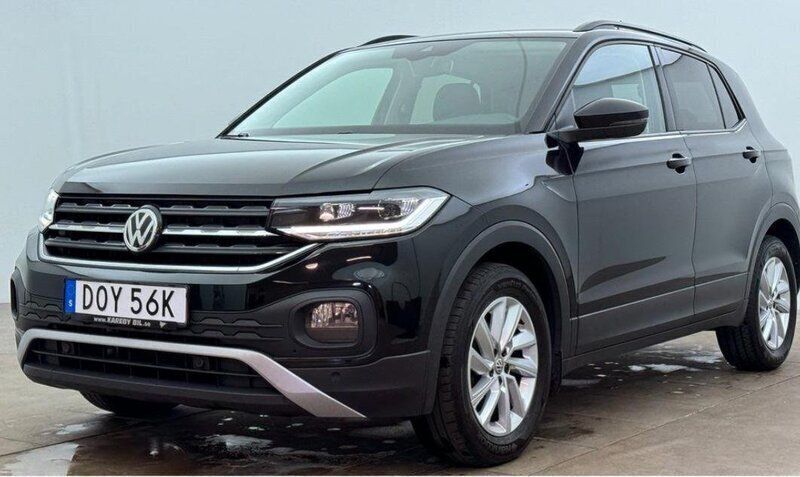Svart Begagnad 2019 VW T-Cross SUV | 144 500 kr (Marknadspris) - Bild 1/1