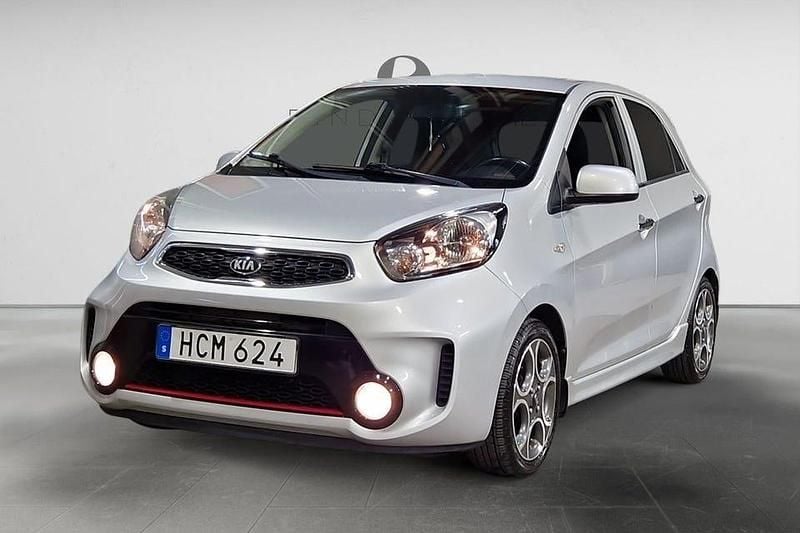 Grå Begagnad 2015 Kia Picanto Halvkombi | 62 900 kr (Marknadspris) - Bild 1/3