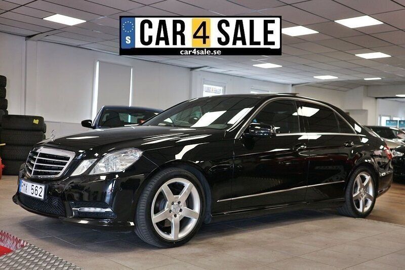 Svart Begagnad 2013 Mercedes E300 AMG Sedan | 169 900 kr - Bild 1/4