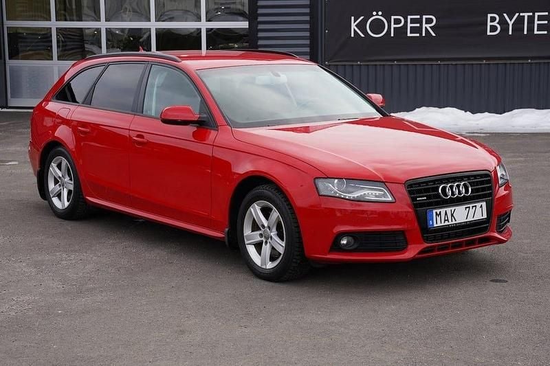 Brilliant red Begagnad 2012 Audi A4 | 89 000 kr (Lite dyr) - Bild 1/4