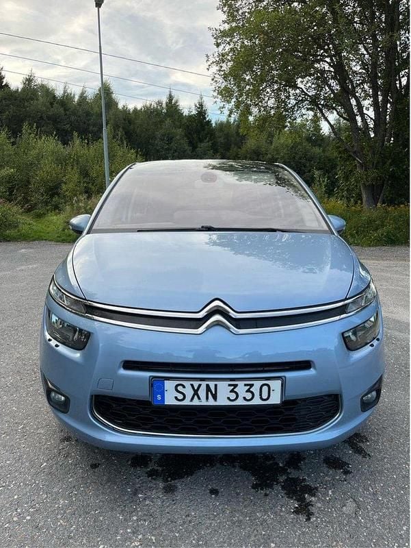 Blå Begagnad 2014 Citroën Grand C4 Picasso Minibuss | 79 000 kr - Bild 1/4