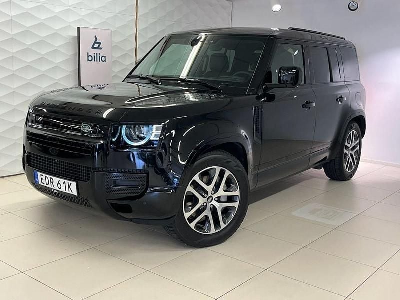 Svart Begagnad 2024 Land Rover Defender SE Dynamic SUV | 1 095 000 kr (Marknadspris) - Bild 1/4