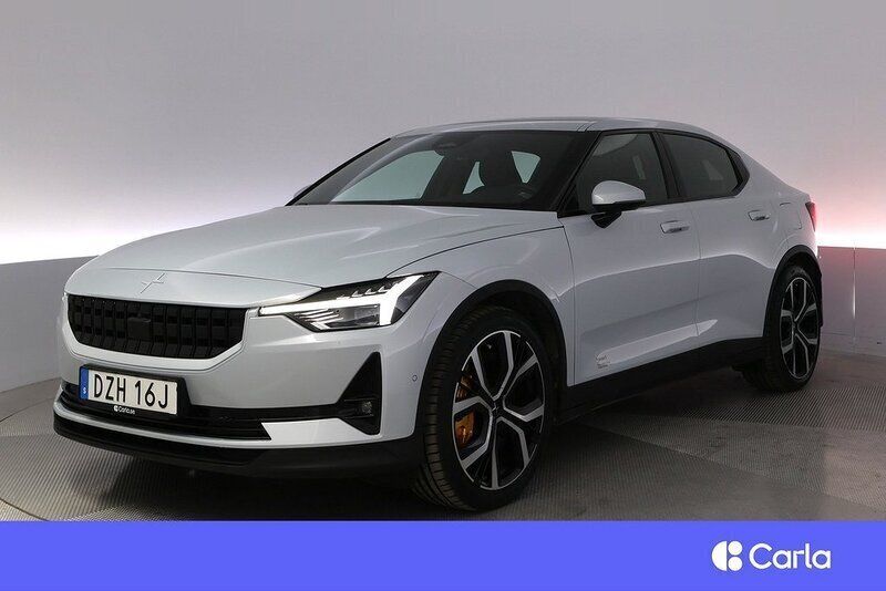 Silver Begagnad 2021 Polestar 2 Performance Sedan | 445 900 kr - Bild 1/4