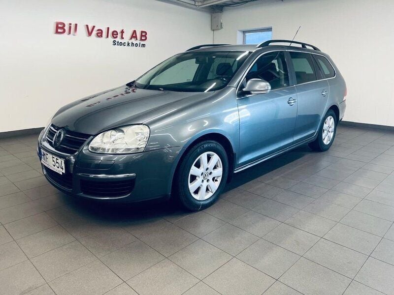 Mörkgrå (grå) Begagnad 2008 VW Golf VI Kombi | 39 900 kr (Bra pris) - Bild 1/4