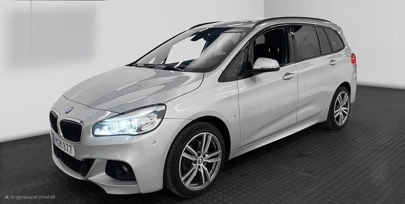Begagnad BMW 218 Gran Tourer M Sport 150 HK (110 kW) 2016 Silver metallic Minibuss