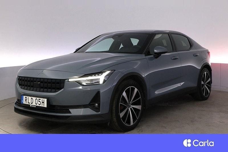 Grå Begagnad 2021 Polestar 2 Pilot Halvkombi | 361 900 kr (Marknadspris) - Bild 1/4