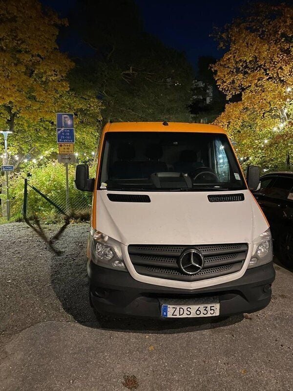 Vit Begagnad 2018 Mercedes Sprinter Van | 68 000 kr - Bild 1/2
