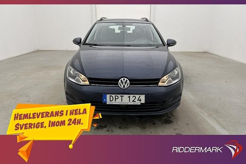 Begagnad VW Golf VII 105 HK (77 kW) 2014 Blå Kombi