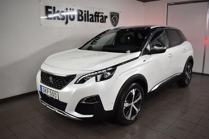 Vit (vit metallic) Begagnad 2016 Peugeot 3008 Business-Line SUV | 229 500 kr (Marknadspris) - Bild 1/4