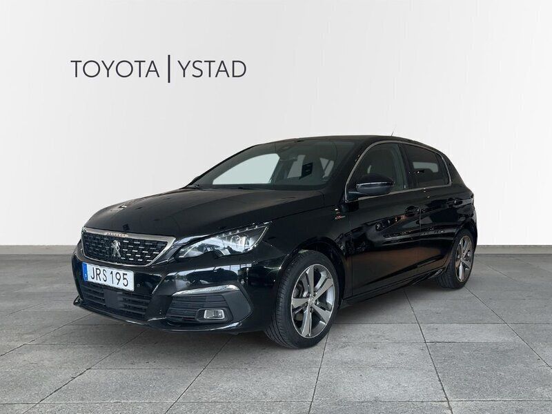 Svart Begagnad 2019 Peugeot 308 GT-line Halvkombi | 139 000 kr (Marknadspris) - Bild 1/4
