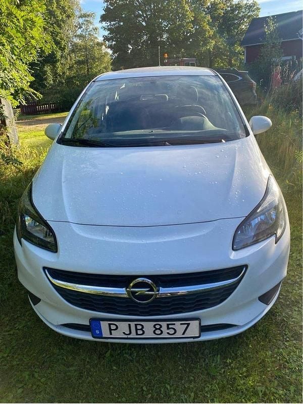 Vit Begagnad 2017 Opel Corsa Enjoy Halvkombi | 89 000 kr (Marknadspris) - Bild 1/4
