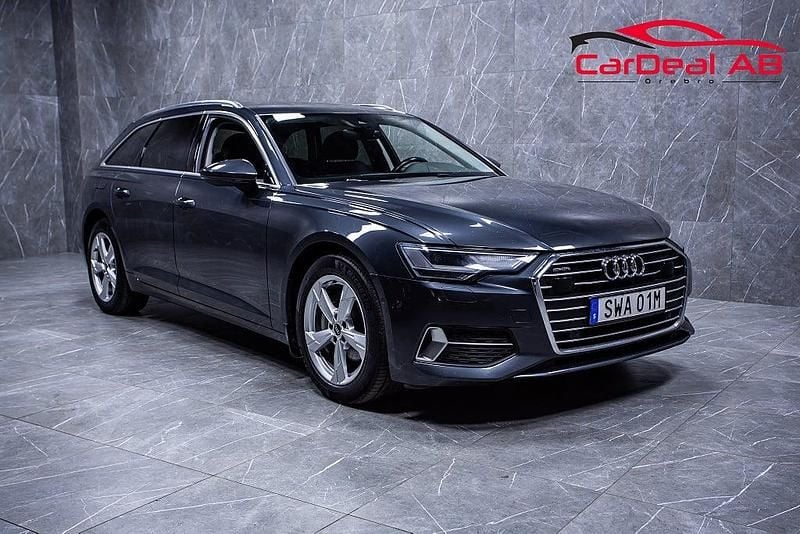 Mörkgrå Begagnad 2022 Audi A6 Proline Kombi | 298 800 kr (Superpris) - Bild 1/4