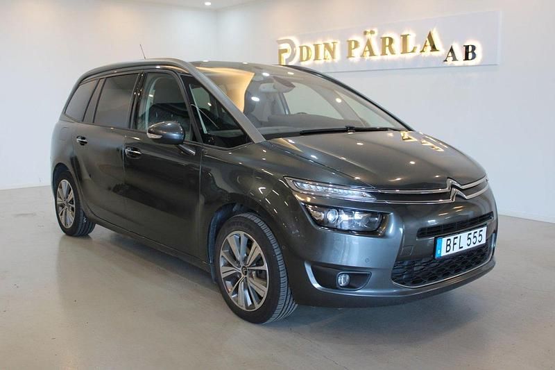 Grå Begagnad 2014 Citroën Grand C4 Picasso Minibuss | 119 900 kr (Marknadspris) - Bild 1/4
