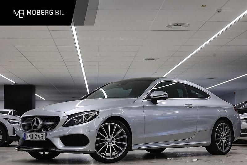 Silver Begagnad 2016 Mercedes C300 AMG Sportkupé | 249 900 kr (Bra pris) - Bild 1/3