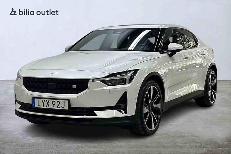 Vit Begagnad 2021 Polestar 2 Long Range Dual motor Sedan | 309 900 kr (Marknadspris) - Bild 1/1