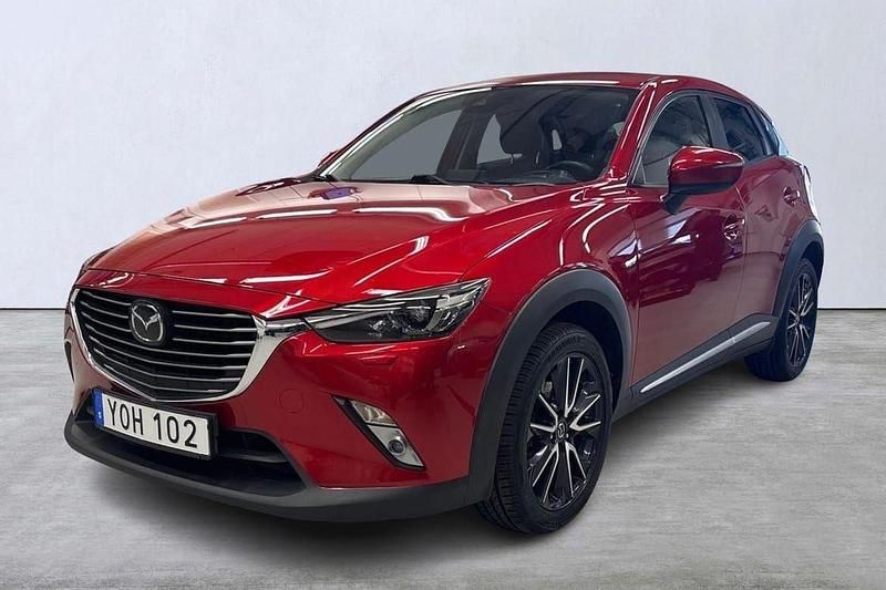Röd Begagnad 2018 Mazda CX-3 SUV | 159 900 kr (Marknadspris) - Bild 1/4