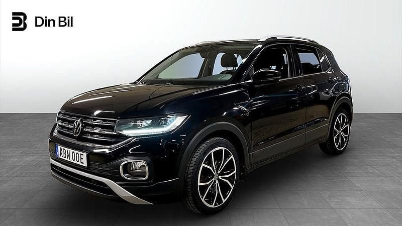 Svart Begagnad 2021 VW T-Cross GT SUV | 204 800 kr (Marknadspris) - Bild 1/4