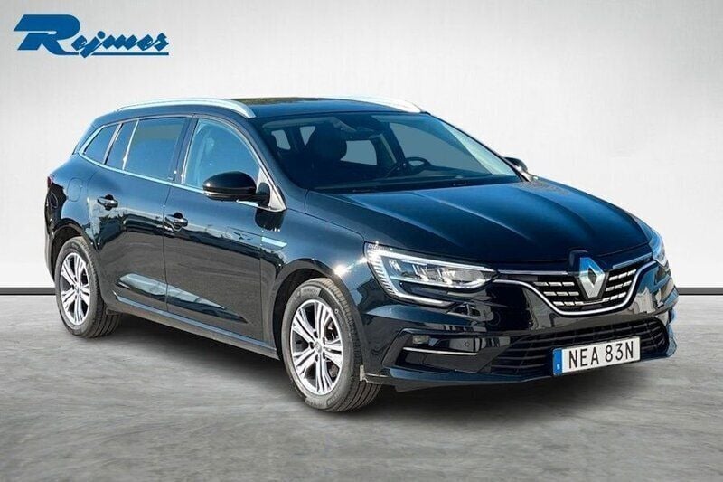 Svart (svart stjärna met gne) Begagnad 2021 Renault Mégane IV Intens Kombi | 208 000 kr (Marknadspris) - Bild 1/4