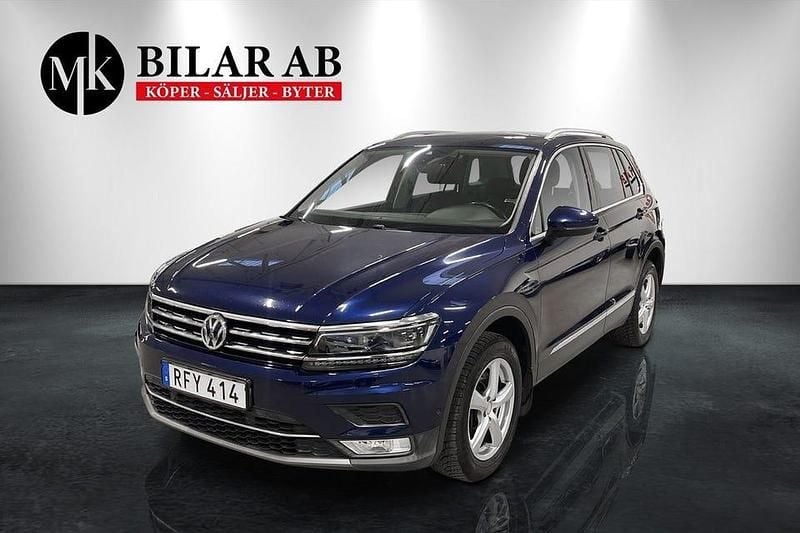 Mörkblå Begagnad 2017 VW Tiguan GT SUV | 184 900 kr (Lite dyr) - Bild 1/4