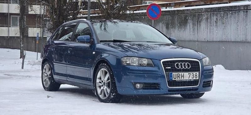 Blå Begagnad 2007 Audi A3 S-Line Sedan | 69 800 kr (Lite dyr) - Bild 1/4